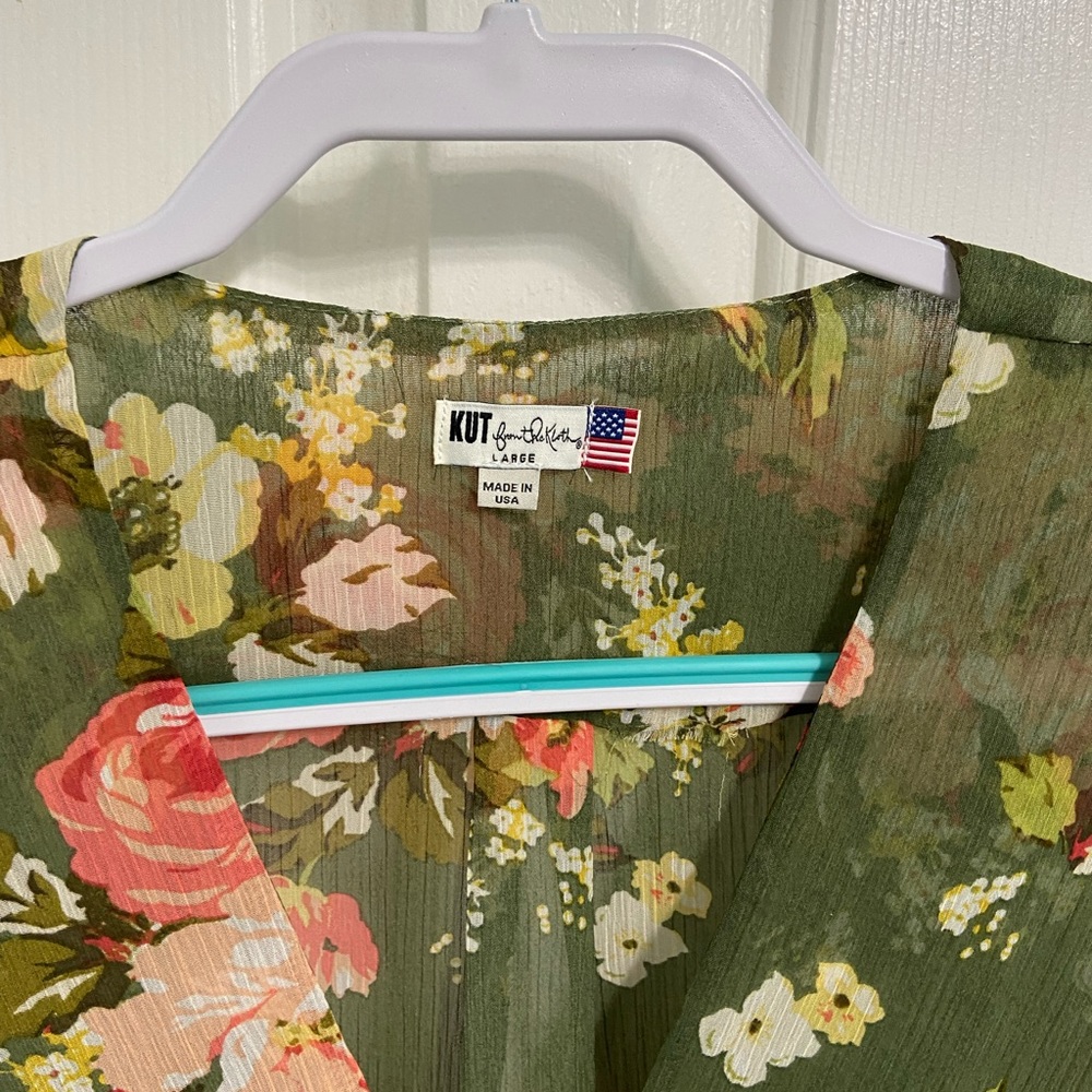 Kut from the Kloth Wrap Front Blouse - Picture 3 of 6